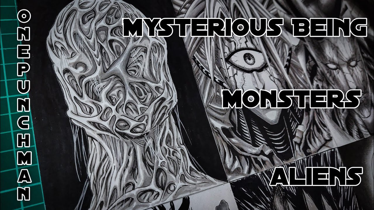 Drawing 10 Monster/Mysterious Being | One Punch Man | ワンパンマン