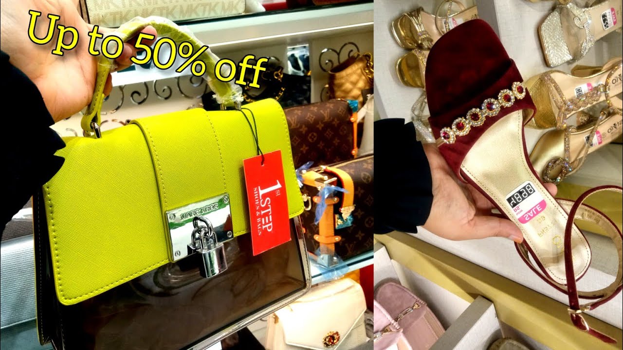 1st step sale on bags collection UpTo 50% off August 2024🛍️👠👛
