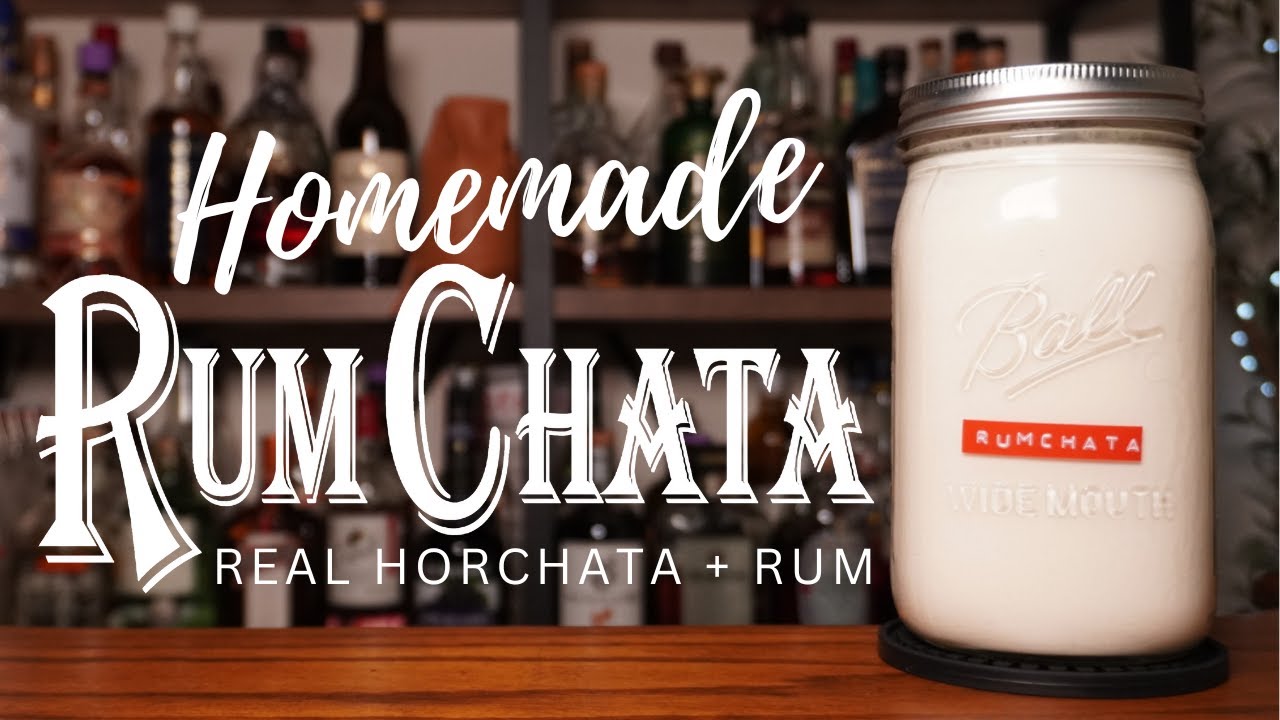 Homemade RUMCHATA ★ Real Horchata + Rum = No Artificial Flavors