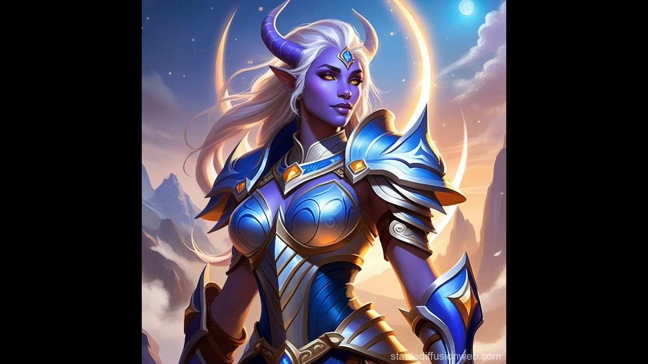 Lightforged Draenei Heritage  #worldofwarcraft #gaming #lightforgeddraenei #kittanygames
