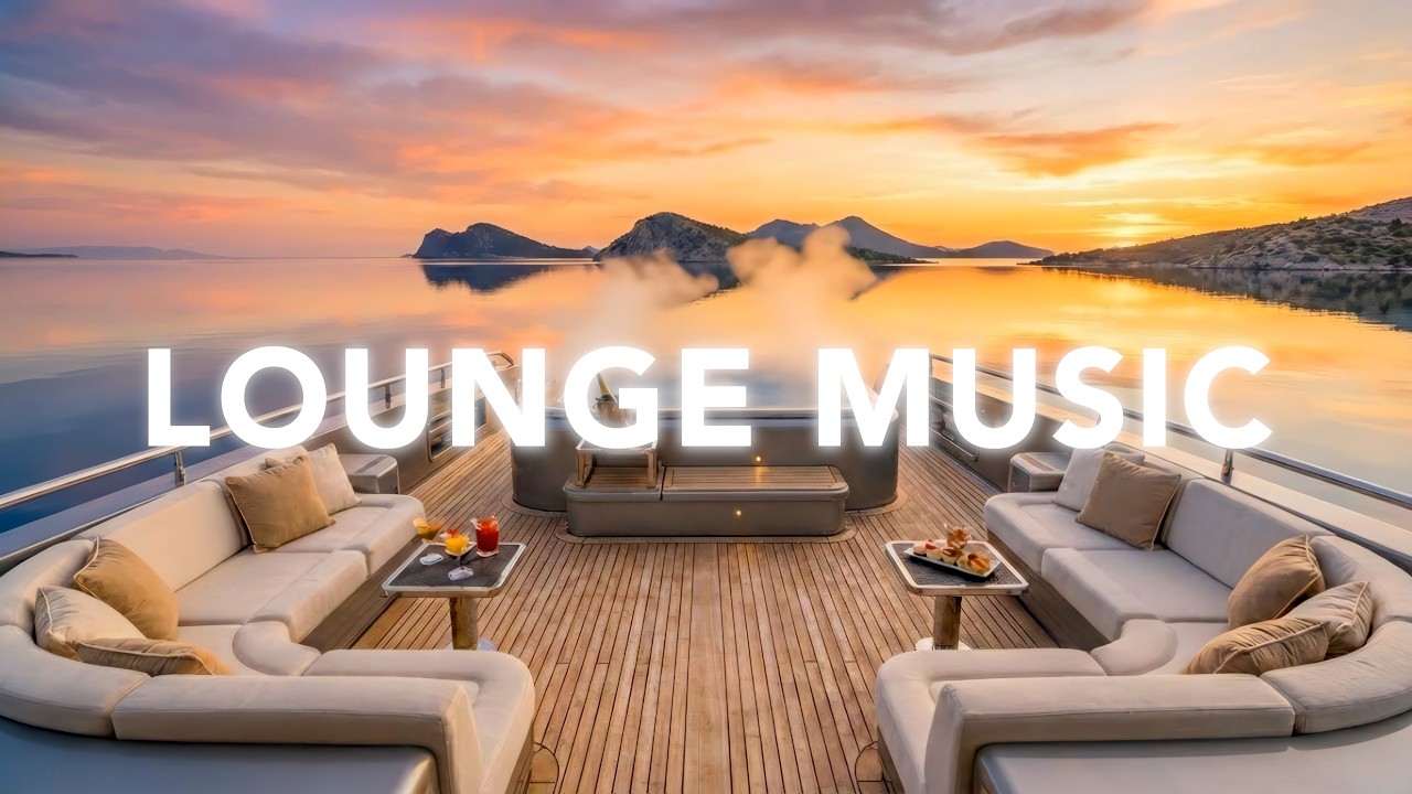 Luxury Yacht Jacuzzi Sunset 🌅 1 Hour Chillout Lounge | Premium Sea Relaxation