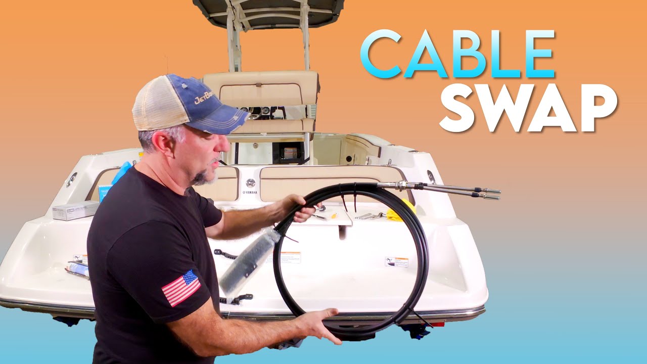 Узнайте, как заменить рулевые тросы на вашей лодке Yamaha.
