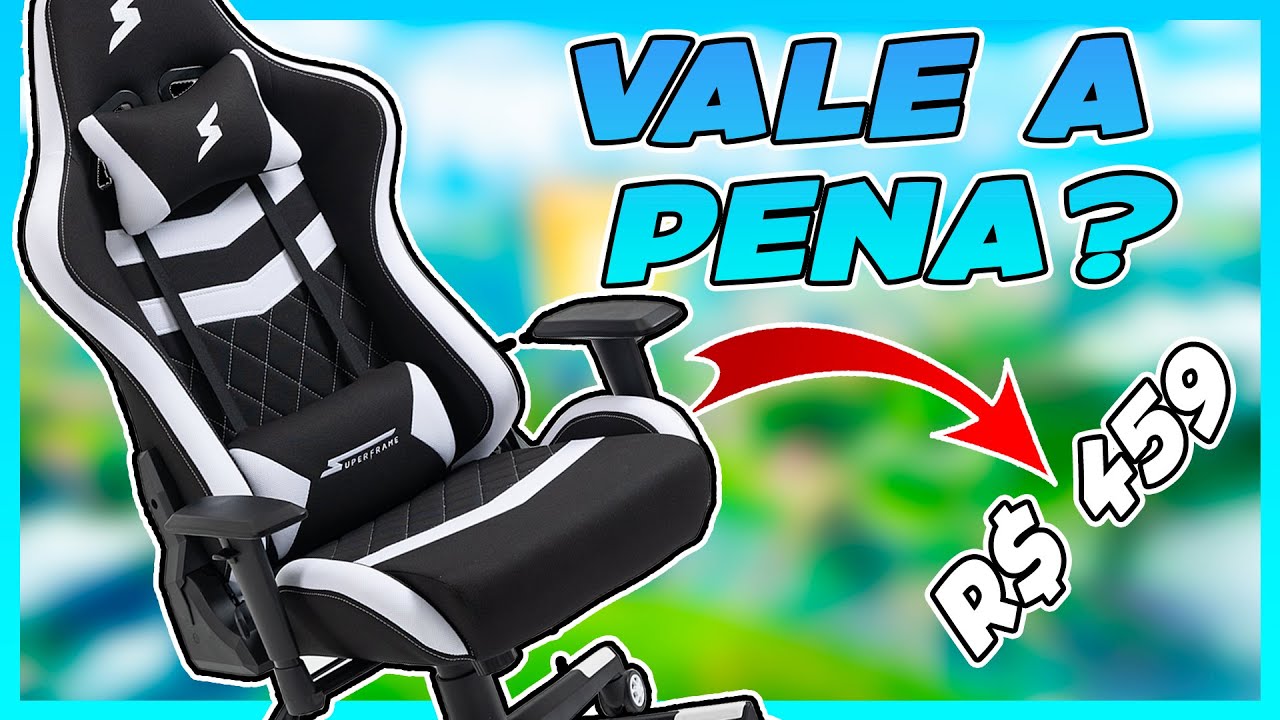 MELHOR CADEIRA GAMER BARATA P/ JOGAR I Cadeira Gamer SuperFrame SPORT