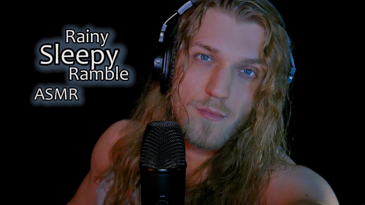 ASMR Sleepy Ramble & Rain Sounds 🌧️ Slooowly Repeating Words 💦