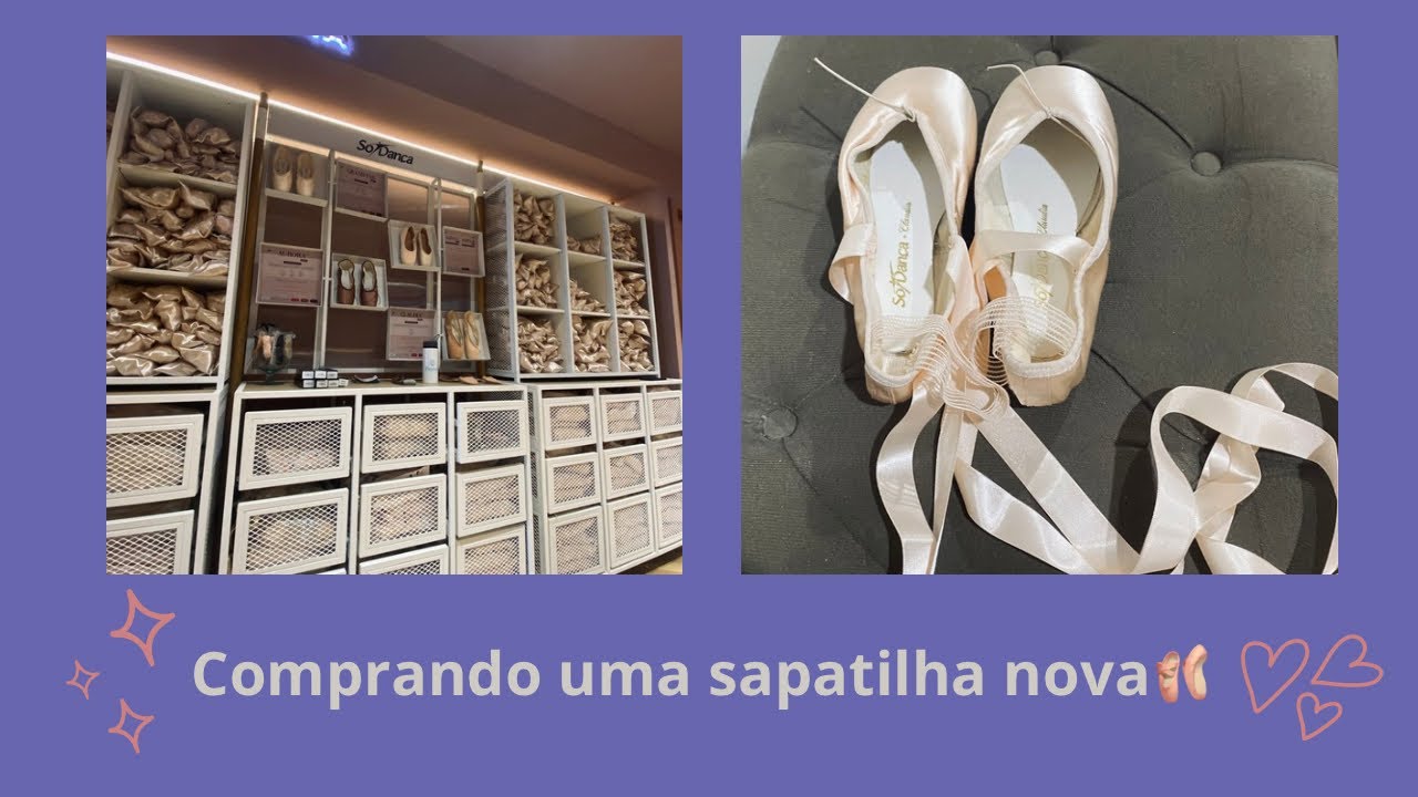 Comprando e costurando minha sapatilha de ponta nova💖🩰