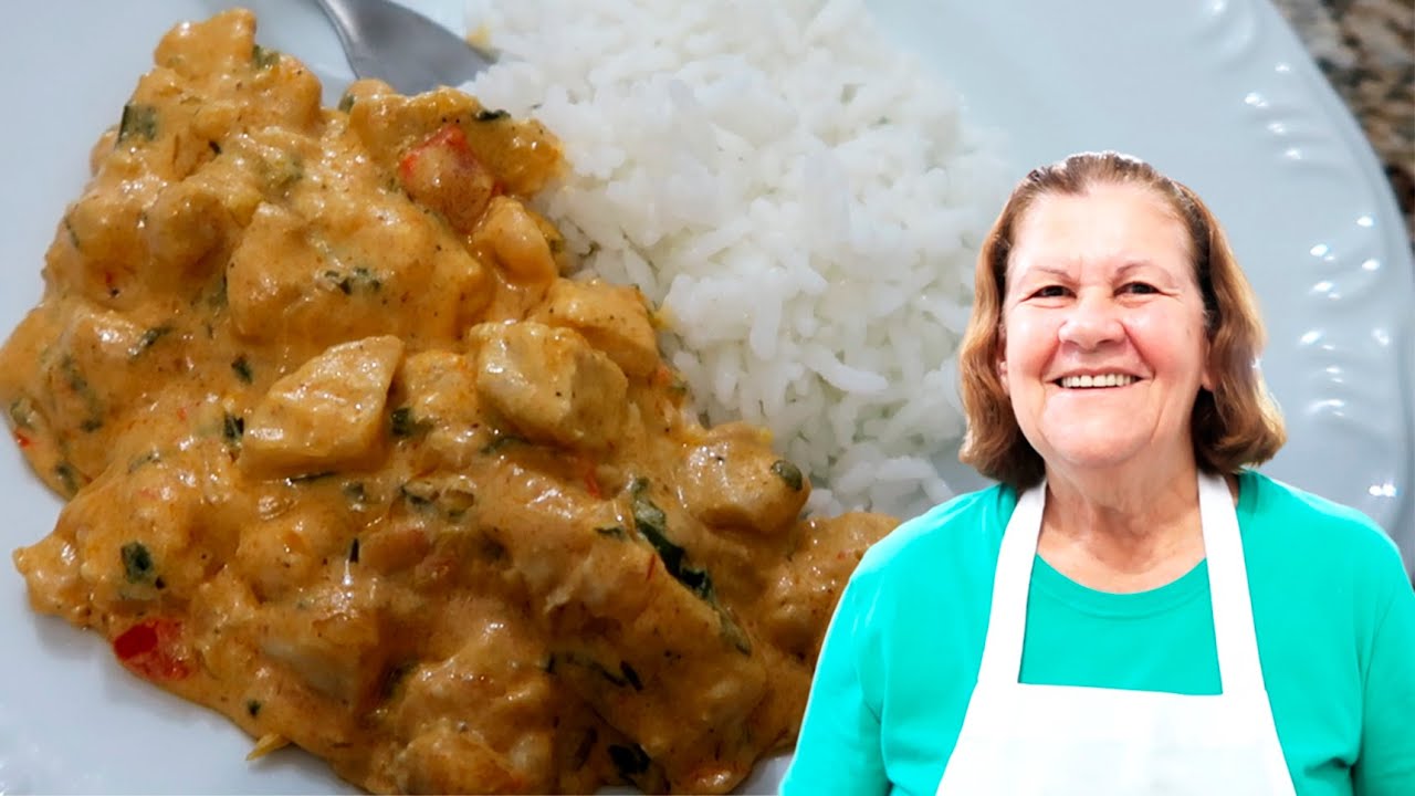 STROGONOFE DE FRANGO DA VÓ LURDES - SIMPLES E DELICIOSO - FAÇA PARA O ALMOÇO