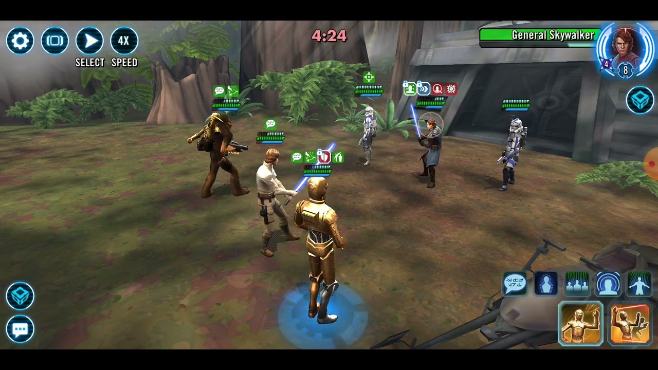 [3v3] CLS/Chewpio/C-3PO vs. GAS/Rex/Fives: 55 banners
