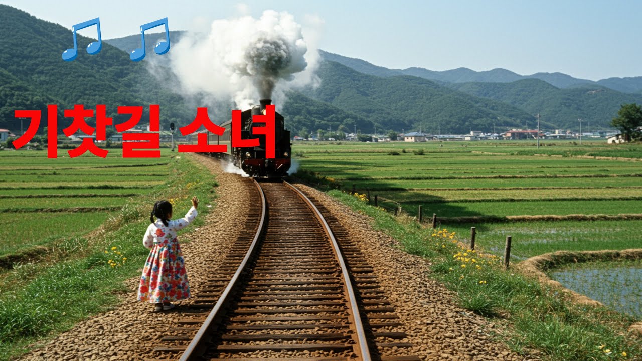기찻길 소녀 애절한 감동 트로트 노래 - #여자트로트  #K-pop #여성트로트 #노래 #가요 #대중가요 #한국음악 #감성트로트