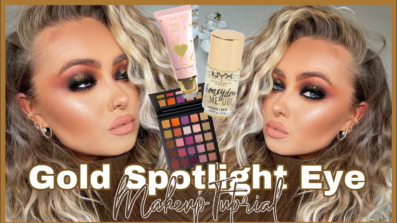 Antique Gold Spotlight Smokey Eye | Makeup Tutorial