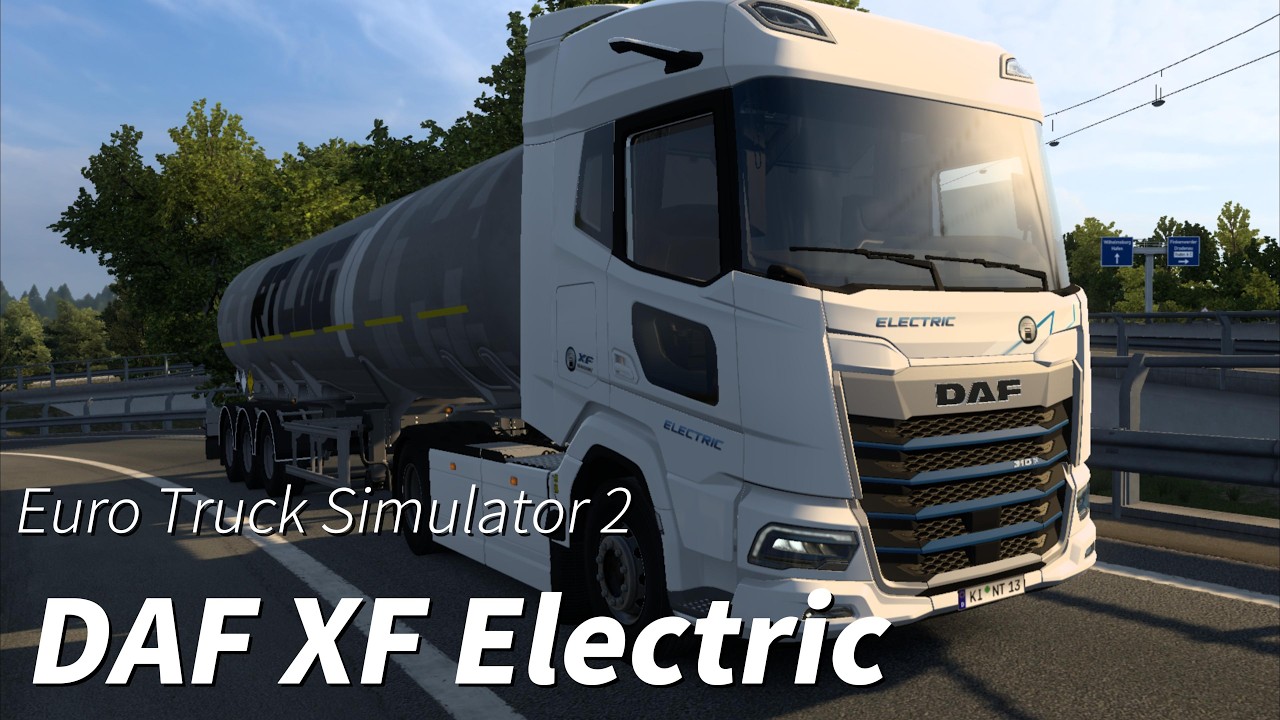 DAF XF Electric | Euro Truck Simulator 2 | No Commentary Gameplay