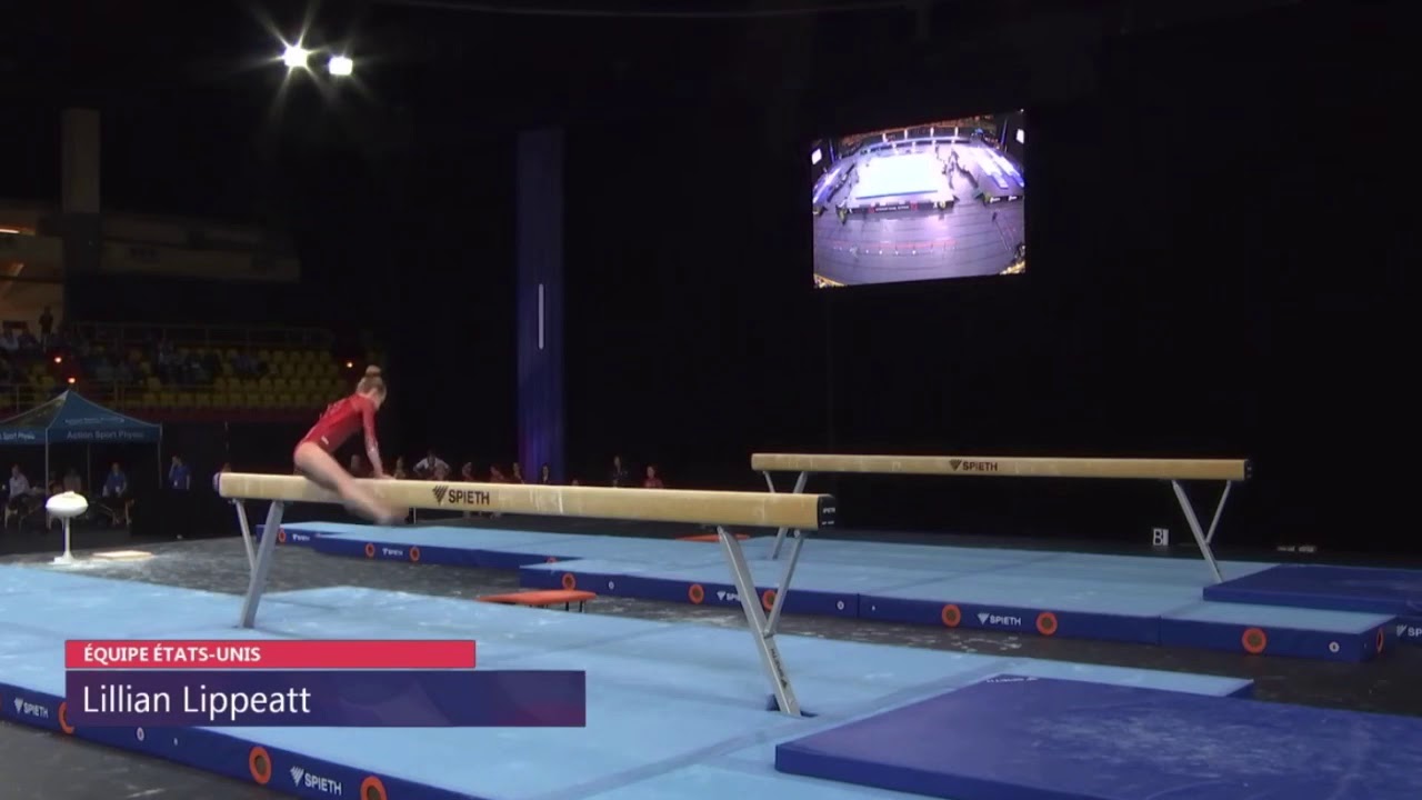 Lily Lippeatt USA Beam International Gymnix Team/AA 2020