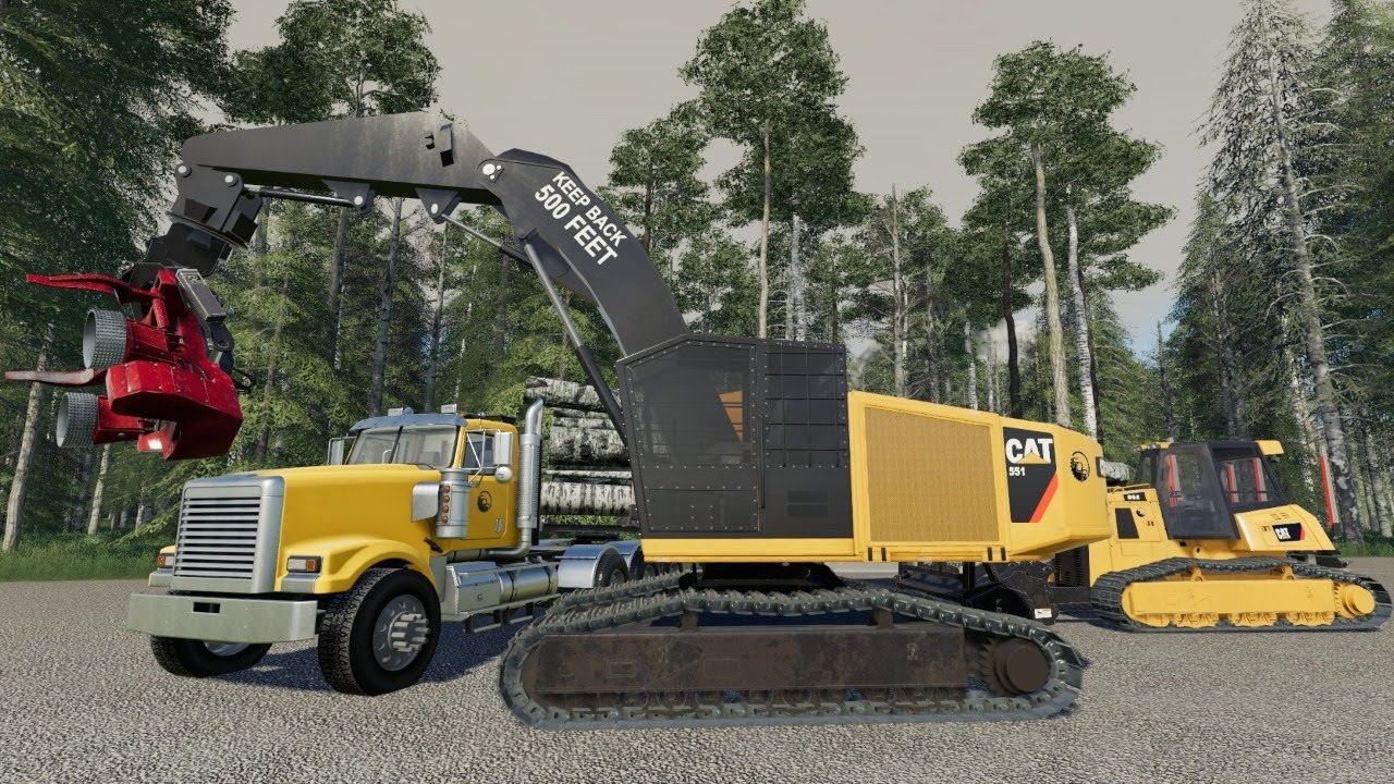 FS19 Mods - Logging In The Forest - Building A Community (Farming Simulator 19) Day 1