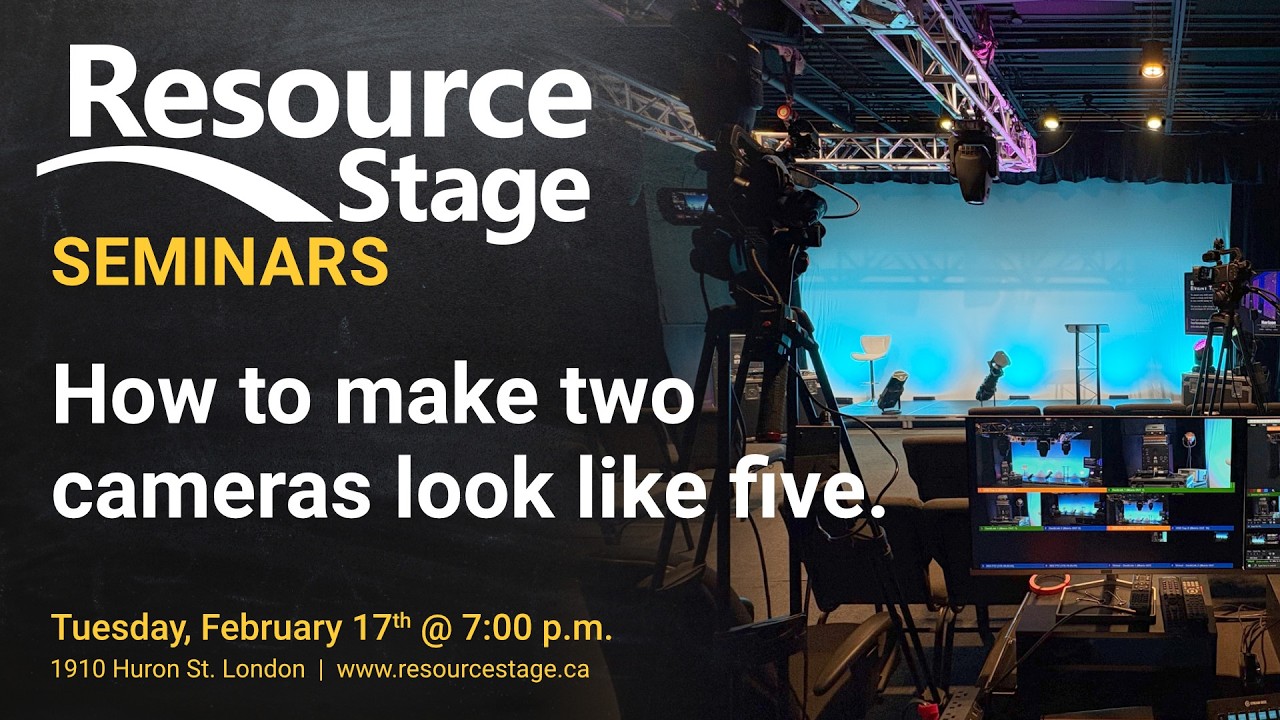 Resource Stage Seminar - How to Make Two Cameras Look Like Five