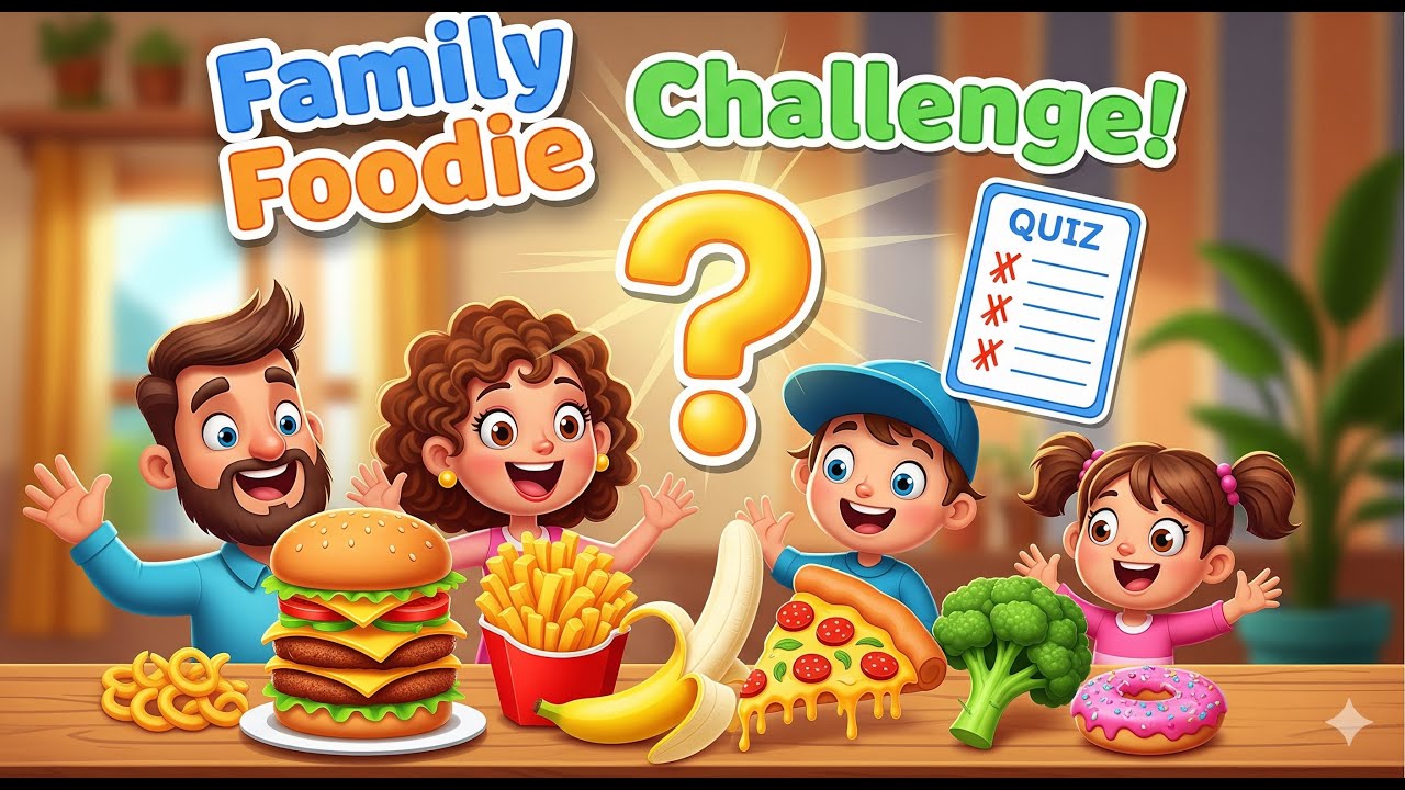 Family Foodie Challenge! 👨‍👩‍👧‍👦 Fun Food Trivia Quiz!
