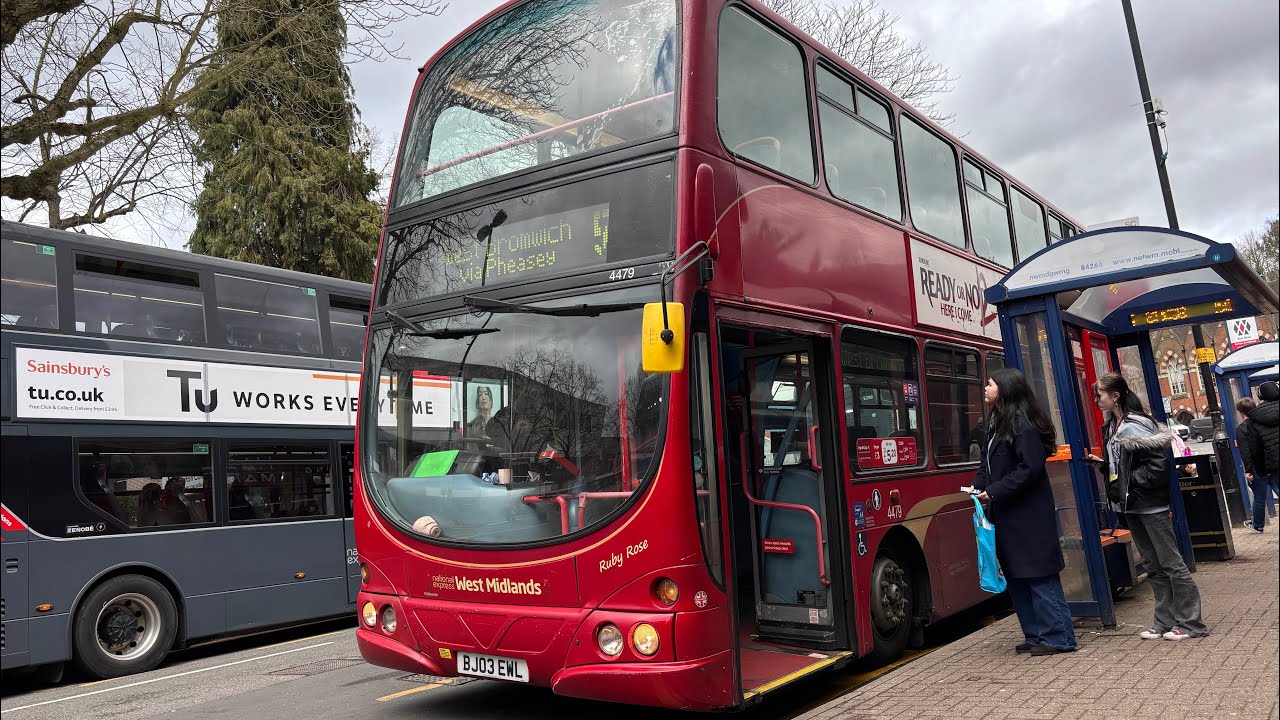 Vacuum leak! NXWM 4479 BJ03 EWL. Volvo B7TL WrightBus Gemini 1. Route 5 