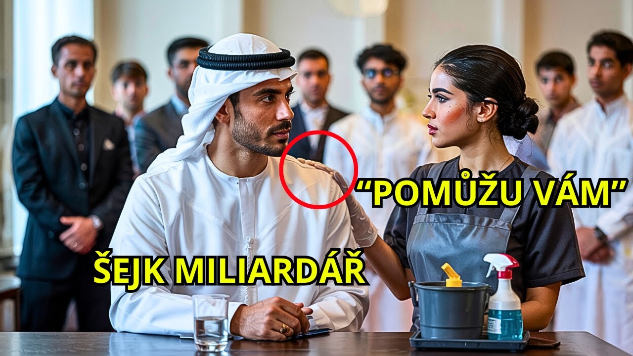 Šejk MILIARDÁŘ Promluvil Arabsky - jen UKLÍZEČKA odpověděla a umlčela všechny v místnosti.