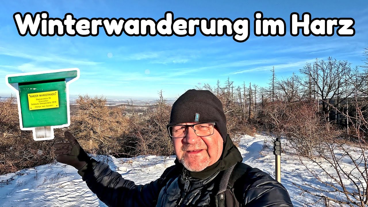 Verschneiter Harz: Winterwanderung zum Elverstein (HWN 29)