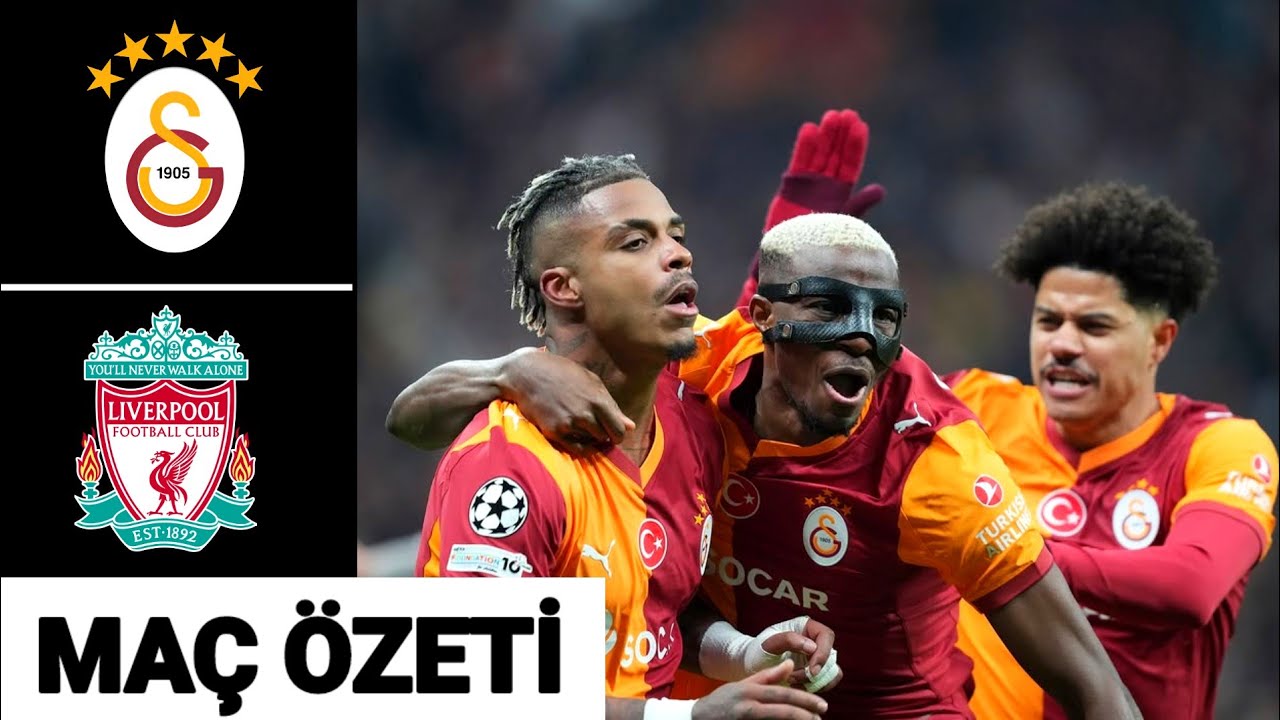 Galatasaray - Liverpool Ma&ccedil; &Ouml;zeti ve Goller | UEFA Şampiyonlar Ligi 2025/26