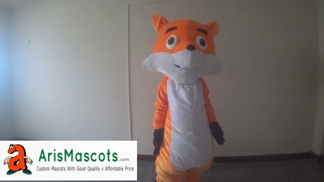 Fox mascot costume for birthday party custom mascot made professional mascot production