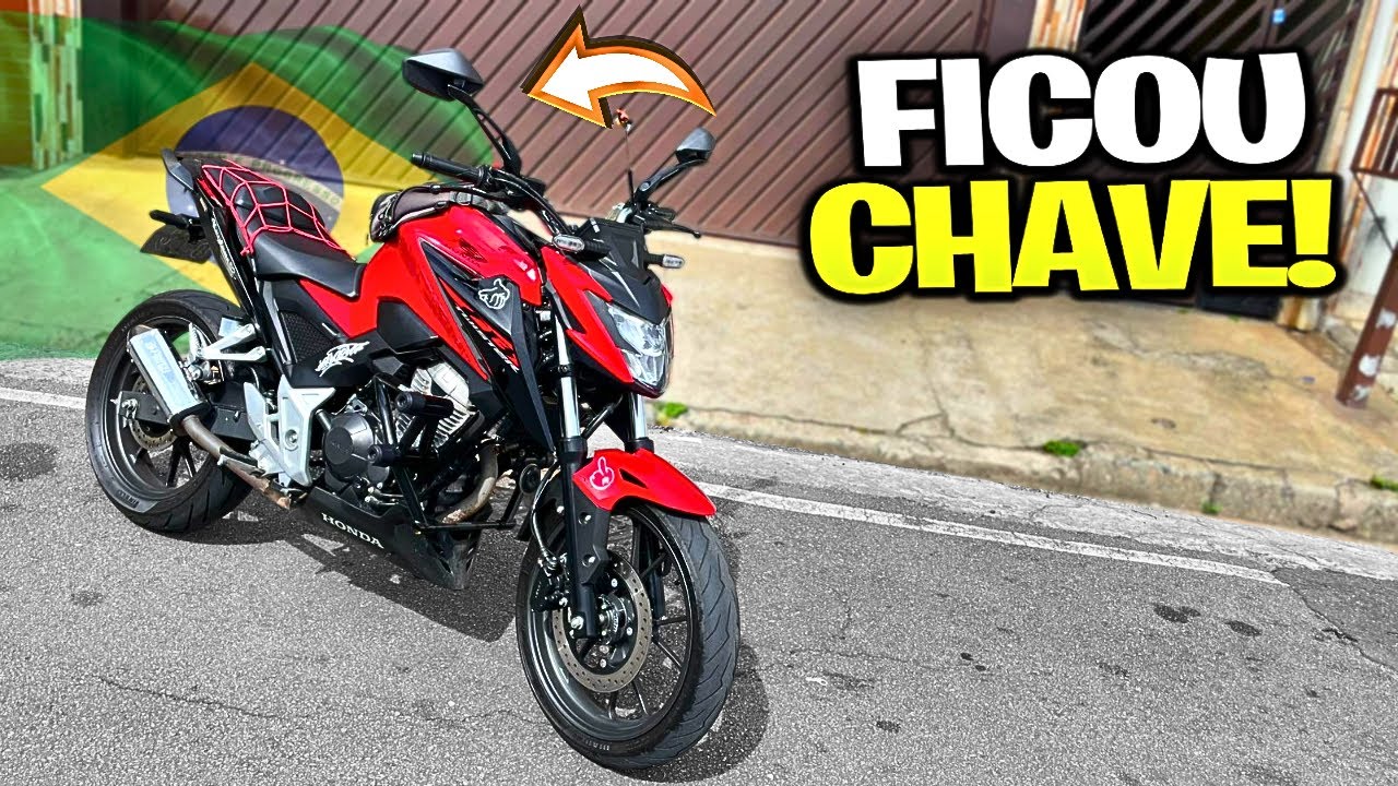 COLOQUEI O RETRO DA BAJAJ DOMINAR 400 NA CB 300F!