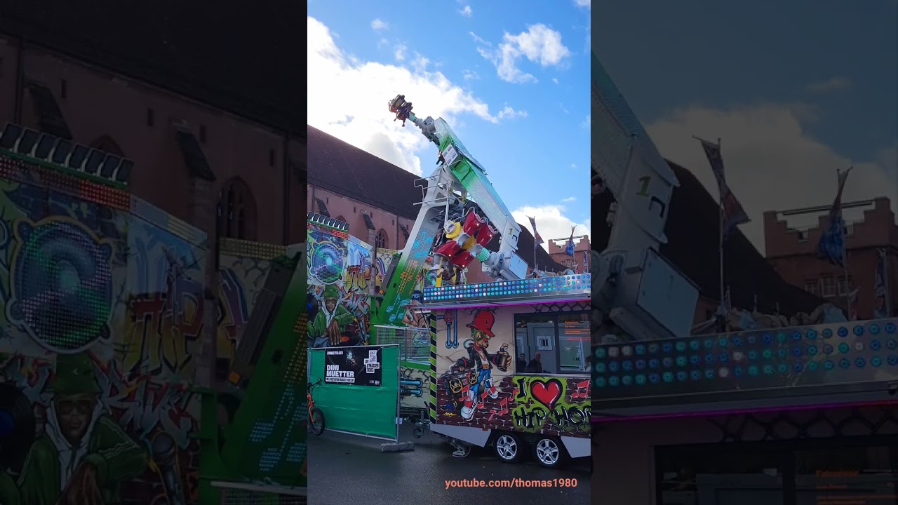 Hip Hop Bahn an der Baseler Herbstmesse | Stadt Basel | Schweiz 2023 | #shorts