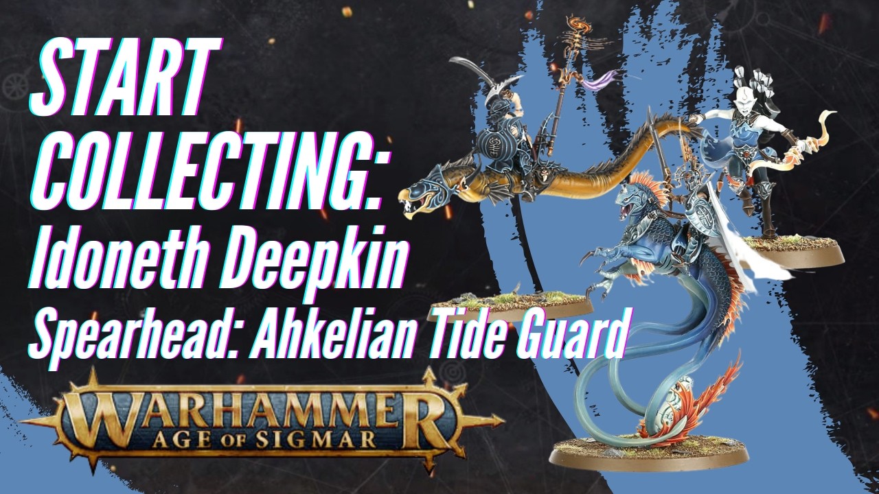 Start Collecting Age of Sigmar: Idoenth Deepkin - Akhelian Tide Guard Spearhead