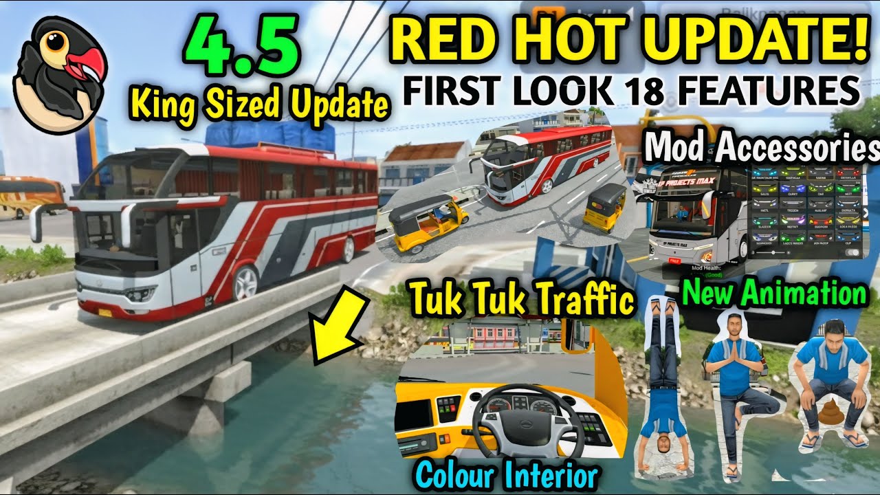 FINALLY! BUS SIMULATOR INDONESIA UPDATE WE BEGGED FOR IS HERE - BUSSID New Features Breakdown
