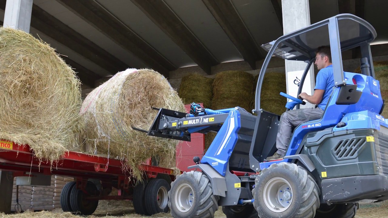 Bale Fork attachment for MultiOne mini loaders