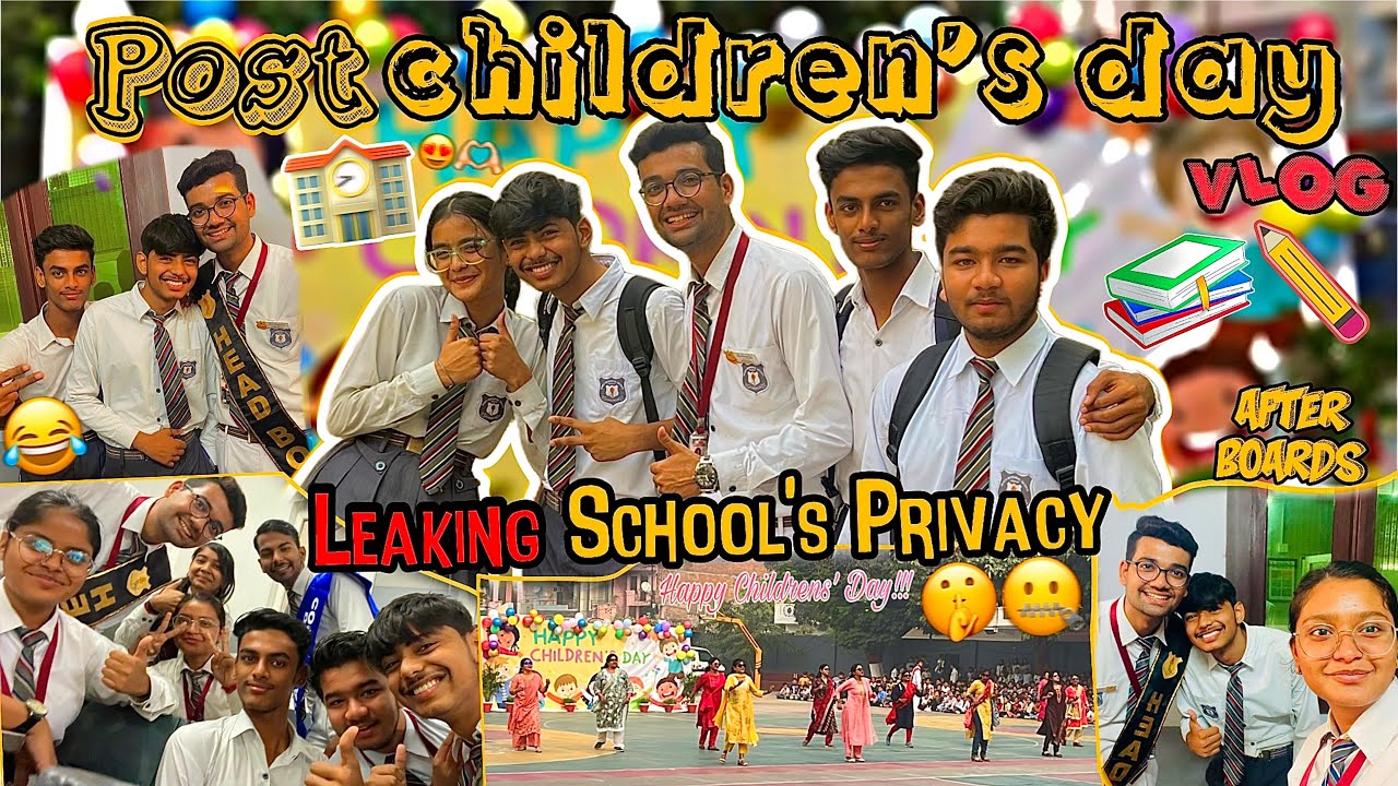 Post last children’s day vlog-LEAKING OUR SCHOOL’s PRIVACY |Mercy Memorial School