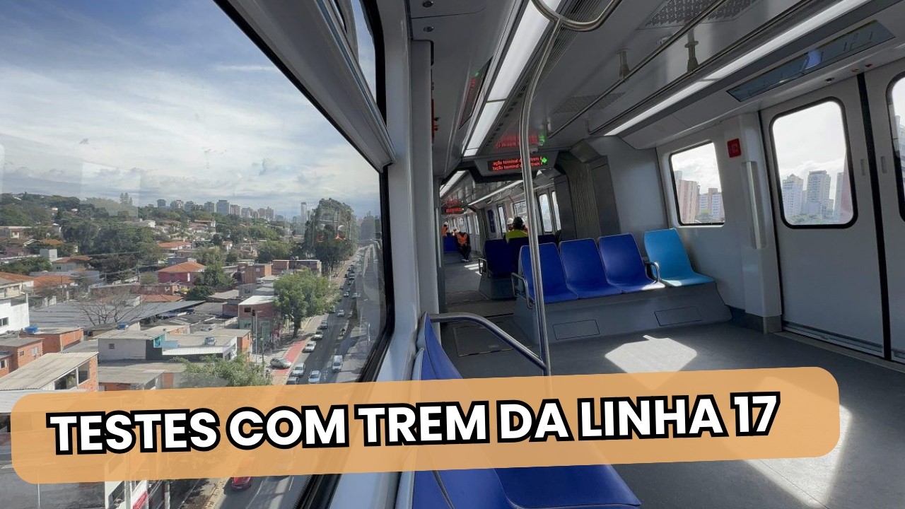 LINHA 17-OURO AVANÇA COM TESTES E PODE ENERGIZAR TRECHO ATÉ MORUMBI