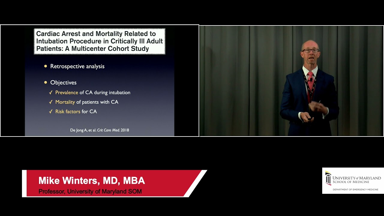 The Crashing Ventilated Patient--Mike Winters, MD, MBA