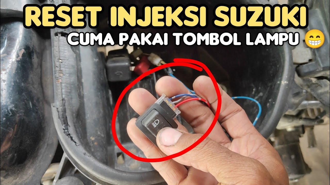 Cara reset motor suzuki beda dengan honda/yamaha