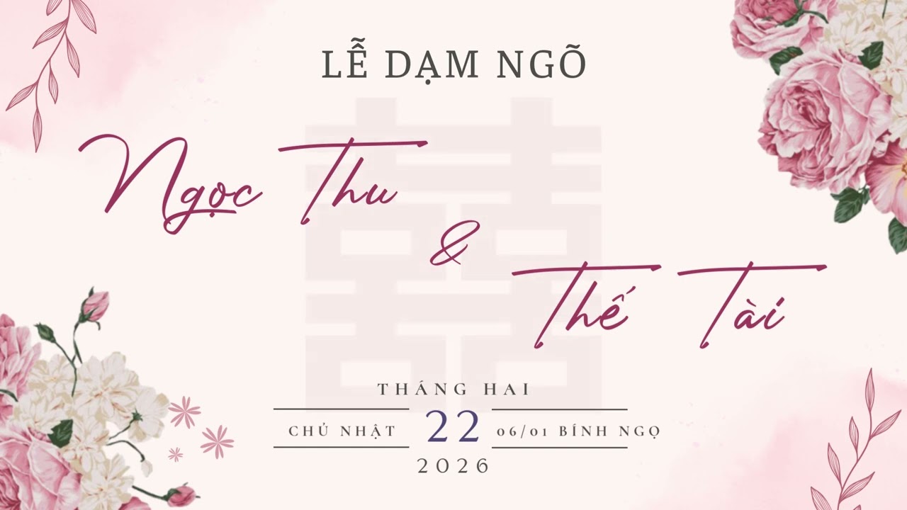Lễ dạm ngõ Thu Tài