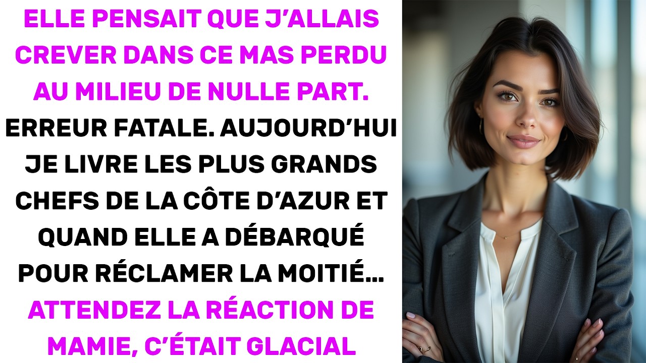 Ma sœur m’a volé tout… 5 ans après elle pleure devant mon empire bio