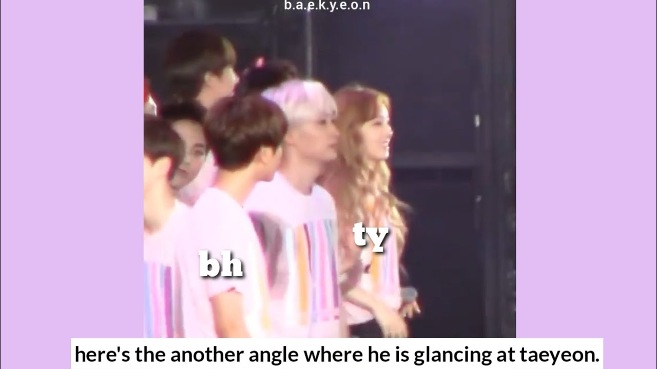 Baek can't hide his feelings to Tae