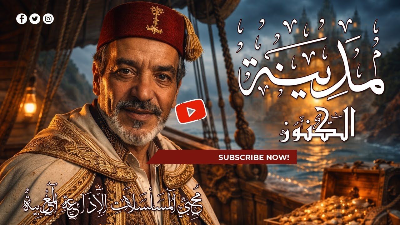 🔴 مدينة الكنوز | الملحمة الأسطورية لأطلانطيس – مسلسل إذاعي مغربي شيّق (بث مباشر)