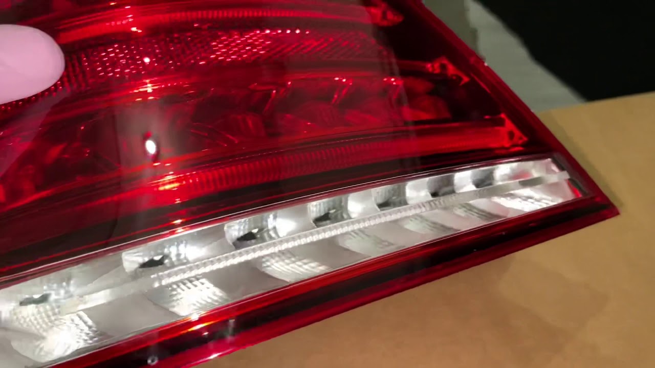 Mercedes-Benz W212 рестайл замена задних американских фонарей на европейские