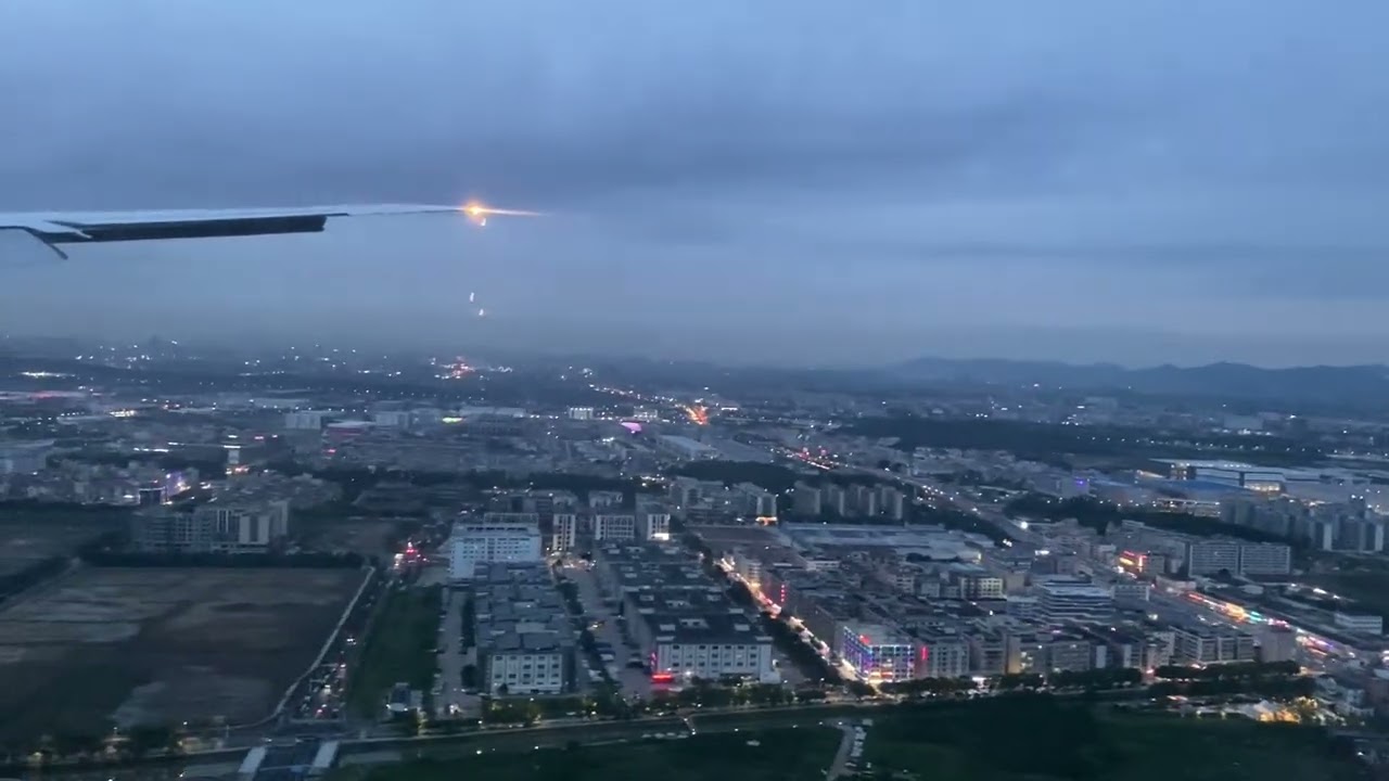 Landing | China Southern Airlines B777-300ER | Guangzhou Airport | CZ386 from Tokyo HND | 10.09.2025