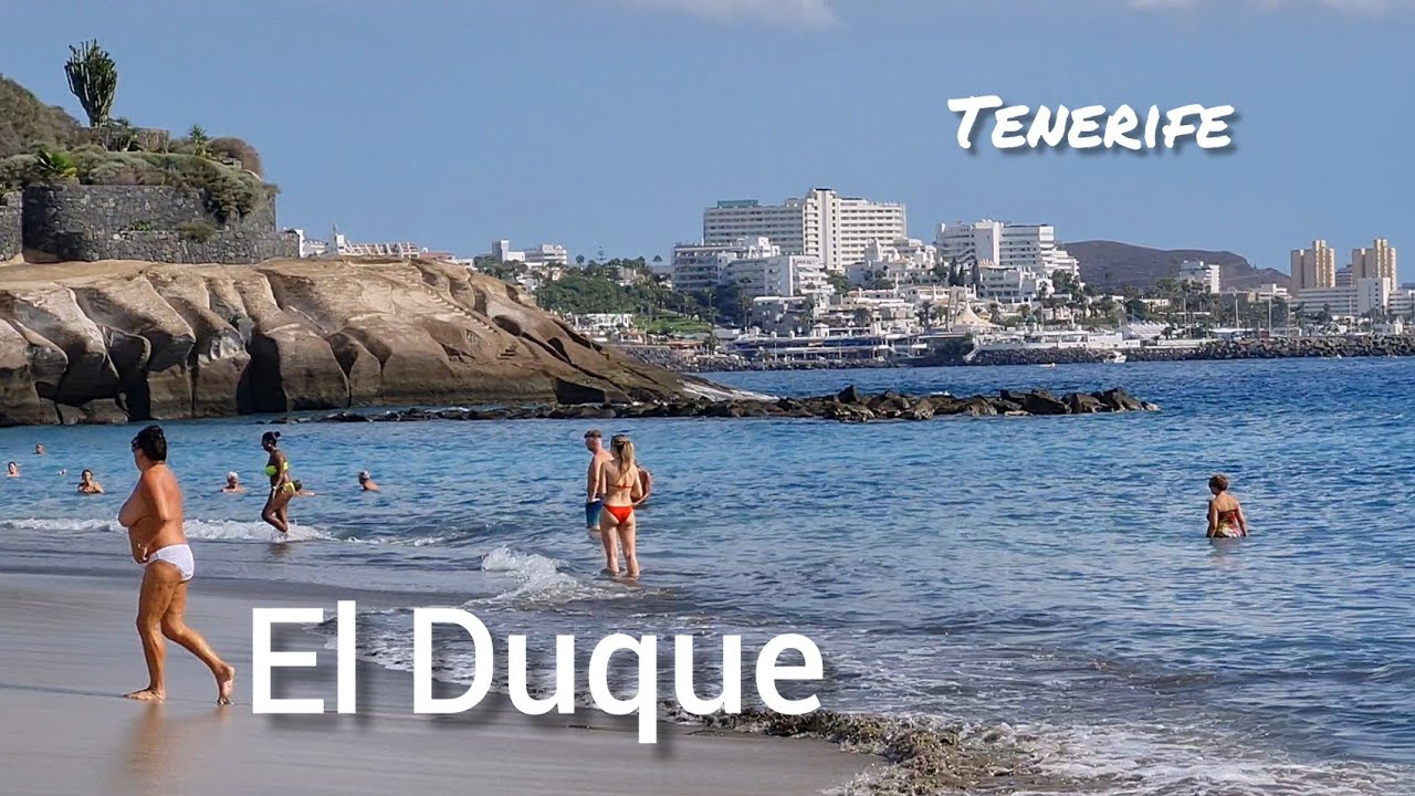 🌍 Tenerife Beach. Serene El Duque after rain. Costa Adeje. Spain. 4K