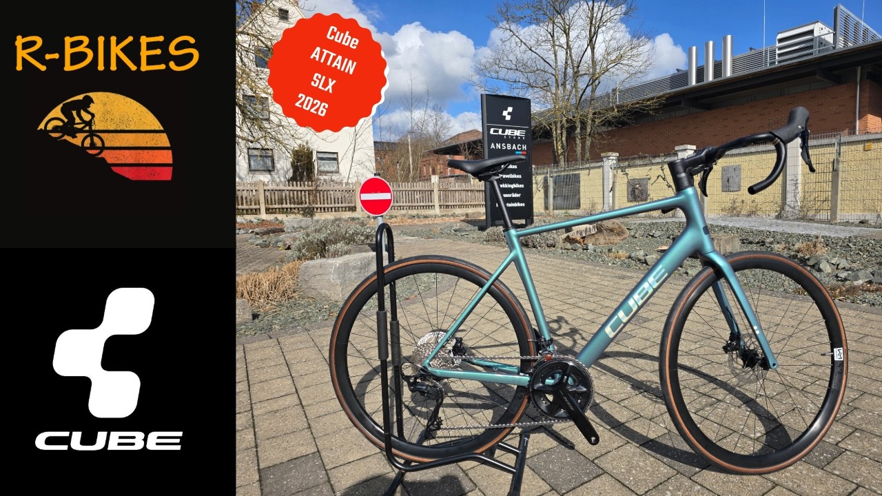 Велосипед Cube Attain SLX 2026 smaragdgrey&acute;n&acute;prism &ndash; подробный обзор и первый взгляд | Шоссейный ...