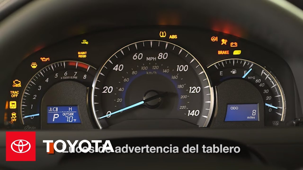 2014.5 Camry&nbsp;: C&oacute;mo Usar Las Luces de Advertencia del Tablero de Instrumentos| Toyota
