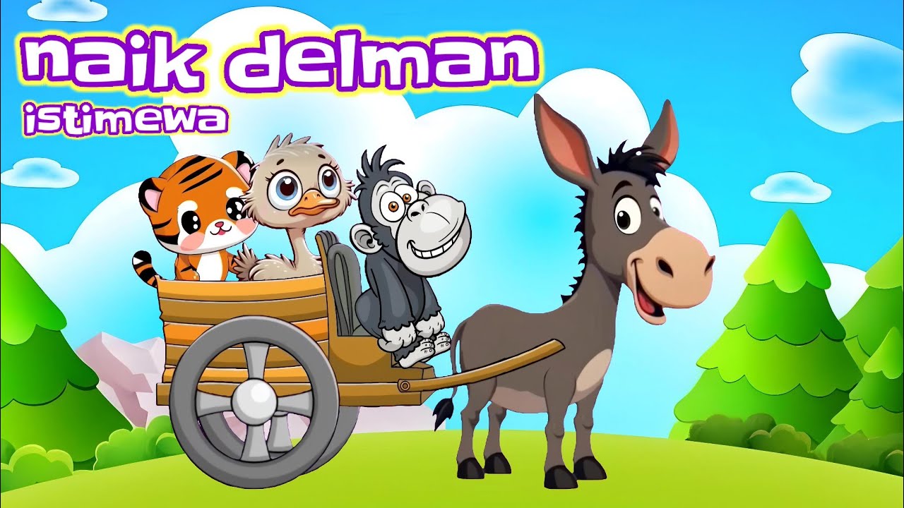 Naik delman istimewa lagu anak | lagu anak anak | arkids