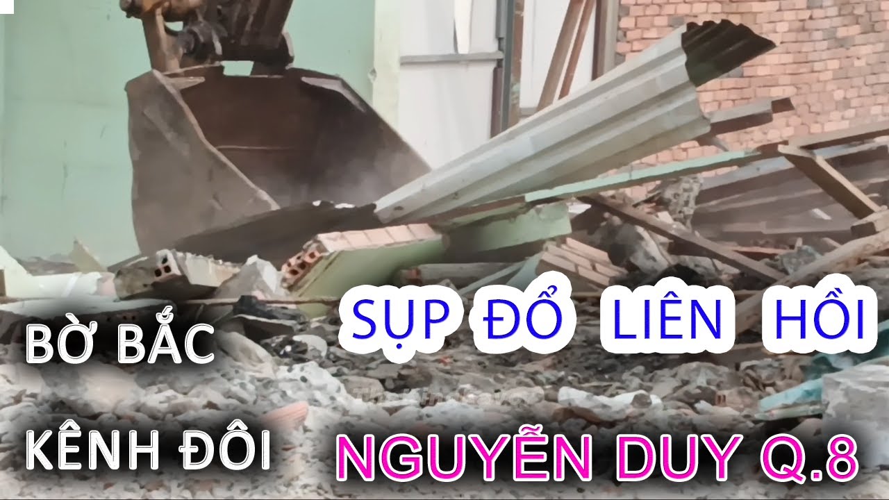Продолжаются работы по сносу и удалению опор дома 609А у подножия моста Хиеп Ан 2 - Нгуен Дуй, се...