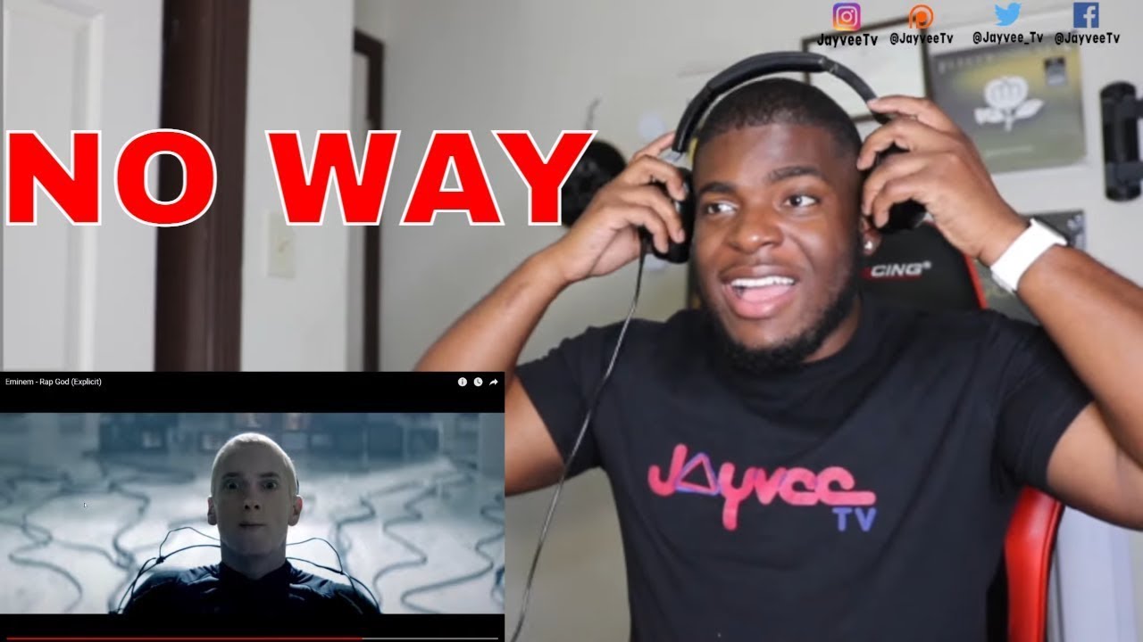FIRST TIME HEARING Eminem - Rap God (Explicit) REACTION