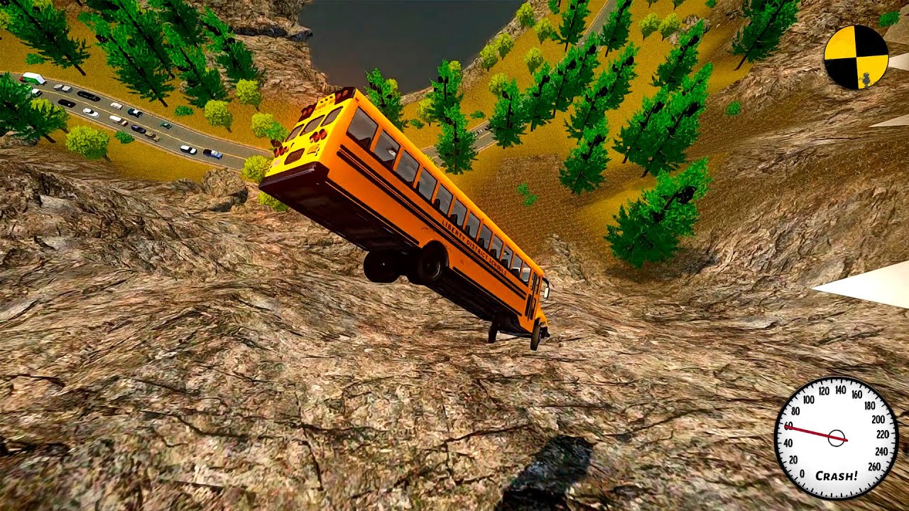 GTA 4 Crazy School Bus Crashes Ep.52
