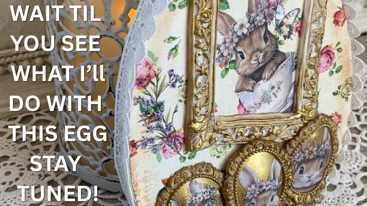 Dollar Tree Easter Egg Storybook Style #EasterDecor #Eastercraft #eastercraftidea #Easteregg