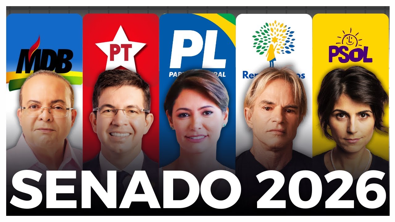 PESQUISA ELEITORAL NOS 27 ESTADOS DO BRASIL! QUE PARTIDO ELEGE MAIS SENADORES EM 2026? PL, PT, PSD?