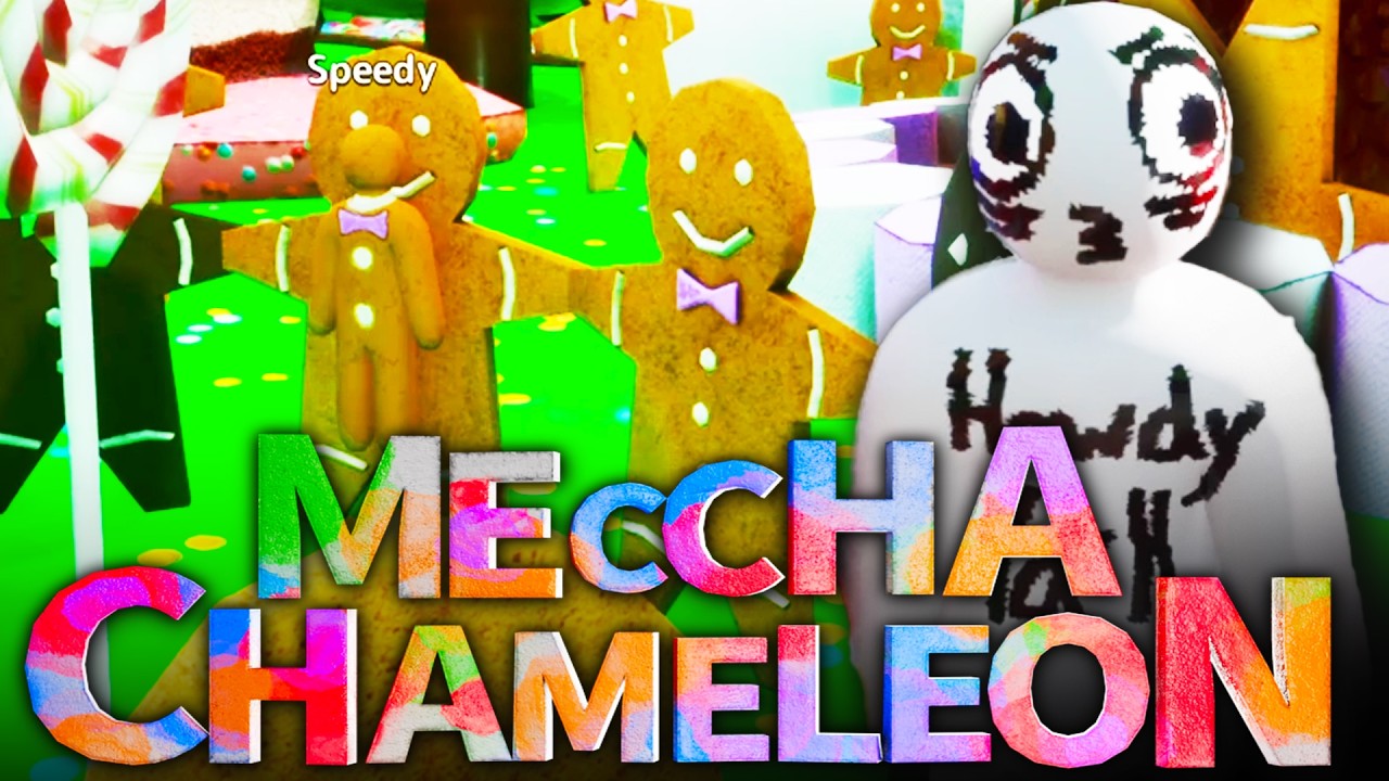 Becoming an Artist in Meccha Chameleon! - Hide and Seek Painting Game