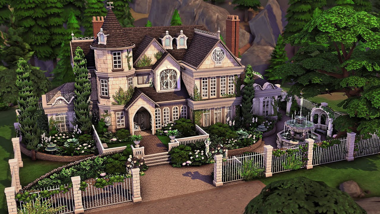 Особняк семьи Спеллкастеров | The Sims 4 Скоростная сборка