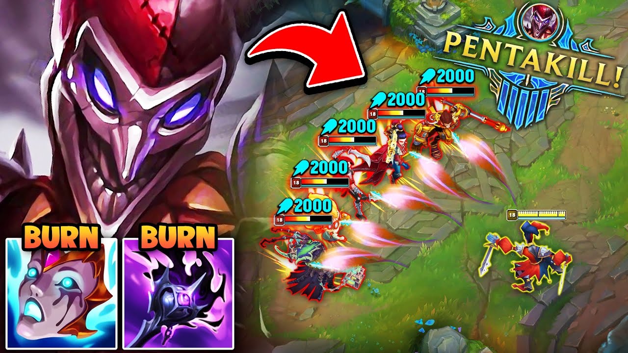 Ever wonder what an AP Shaco PENTAKILL looks like?? (WATCH TO FIND OUT)